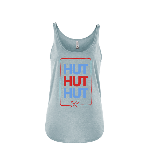 HUT HUT HUT | TANK | BLUE AND RED CHIC LOVE