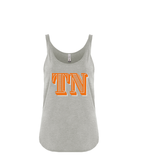 TN ORANGE | TANK GRAY | ORANGE CHIC LOVE