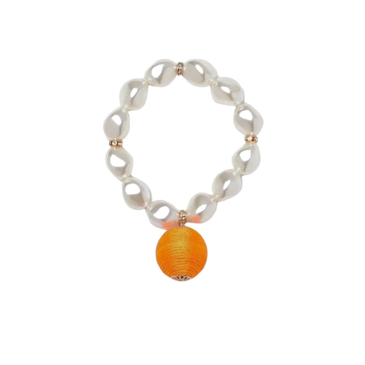 PEARL ORANGE | BRACELET ACCESSORIES | ORANGE AND BLUE CHIC LOVE