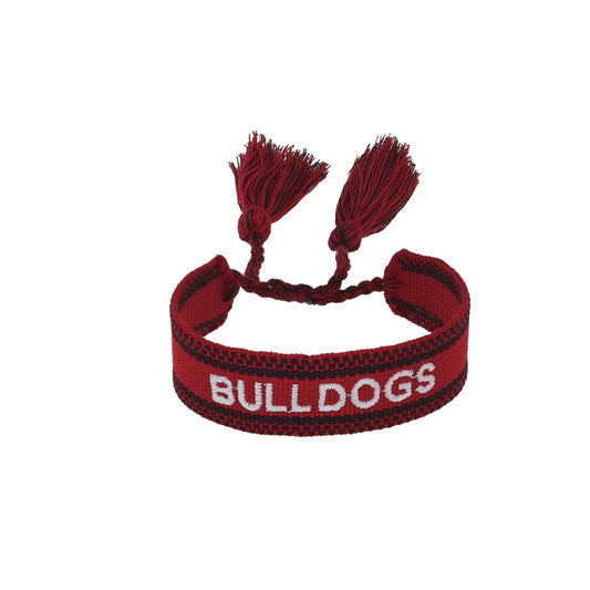 BULLDOG BRACELET | BRACELET | BLACK AND RED CHIC LOVE