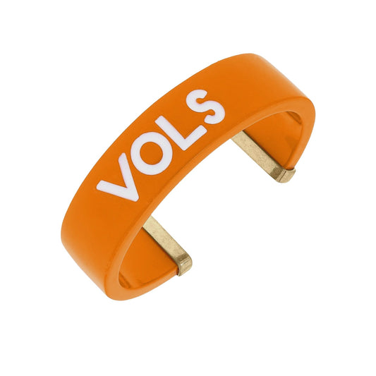 VOLS BRACELET CUFF | ACCESSORIES BRACELET | ORANGE AND WHITE CHIC LOVE