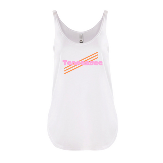 ORANGE STRIPE | TANK | ORANGE CHIC LOVE