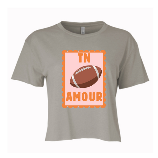 TN AMOUR | CROPPED T-SHIRT | ORANGE CHIC LOVE