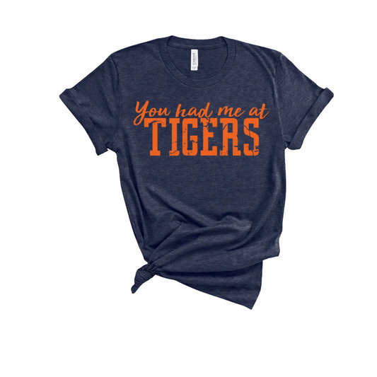 YOU HAD ME AT | T-SHIRT | ORANGE AND BLUE CHIC LOVE