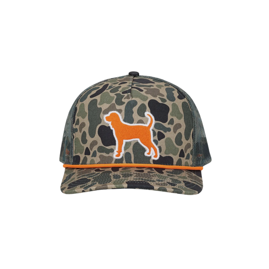 ROCKYTOP CAMO | HAT ACCESSORIES | ORANGE AND WHITE CHIC LOVE