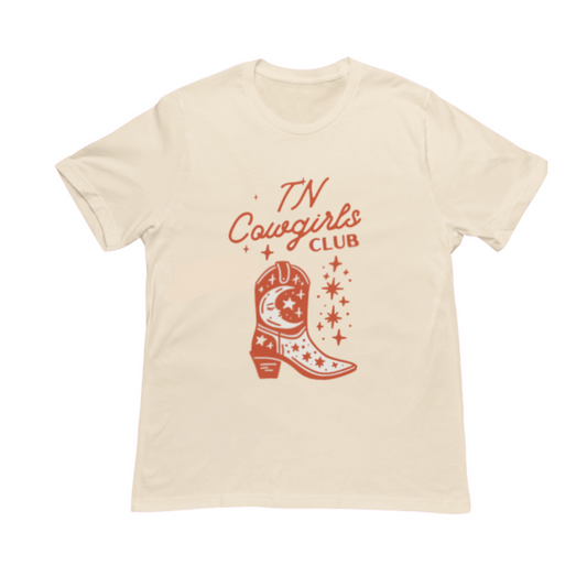 TN COWGIRL | BASIC T-SHIRT | ORANGE CHIC LOVE