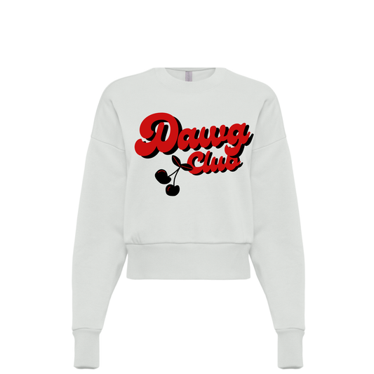 DAWG TOWN | SWEATSHIRT | BLACK AND RED CHIC LOVE
