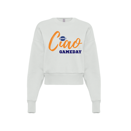 CIAO GAMEDAY | SWEATSHIRT | ORANGE AND BLUE CHIC LOVE