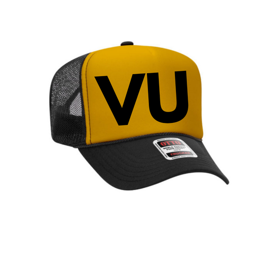 VU GOLD | HAT | BLACK AND GOLD CHIC LOVE