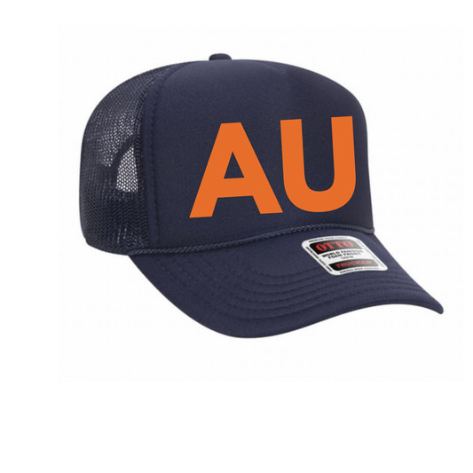 AU NAVY | HAT | BLUE AND ORANGE CHIC LOVE