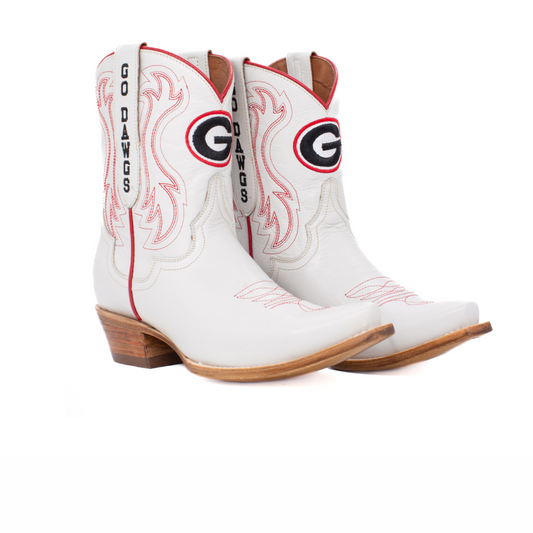 GEORGIA BOOTIES | BOOTS | BLACK AND RED CHIC LOVE