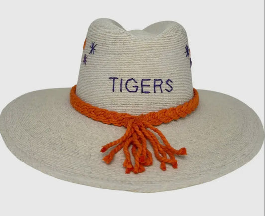 TIGERS CABANA | HAT | ORANGE AND BLUE CHIC LOVE