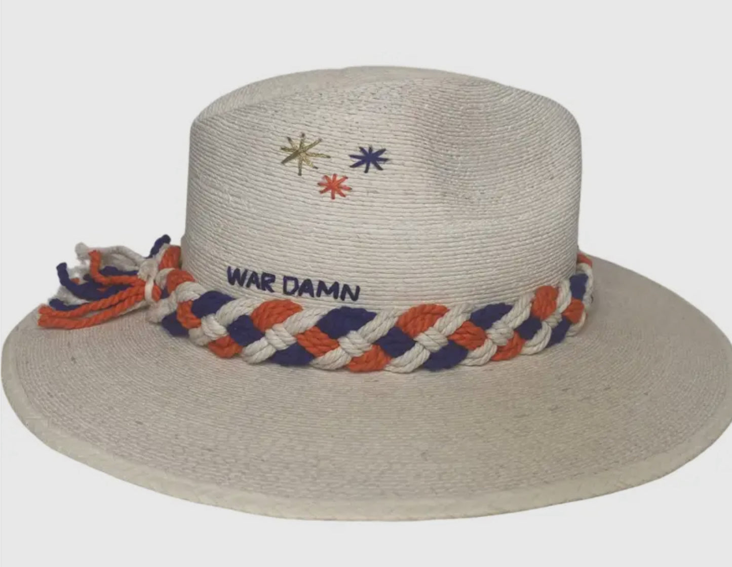 WAR DAMN HAT | HAT | ORANGE AND BLUE CHIC LOVE