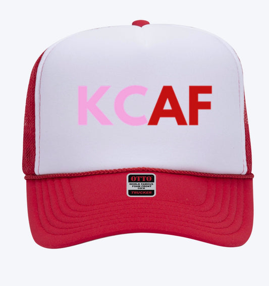 KCAF Color Letter Trucker Hat