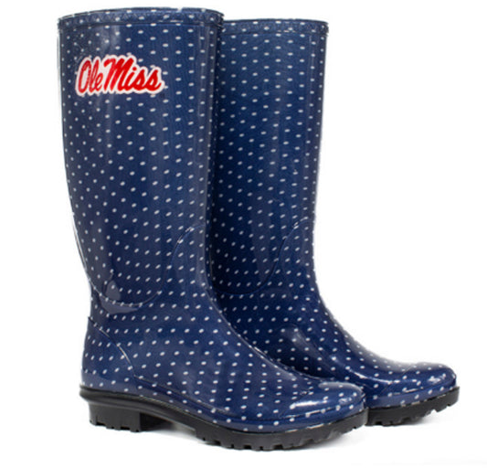 OLE MISS RAINBOOTS | BOOTS ACCESSORIES | BLUE AND RED