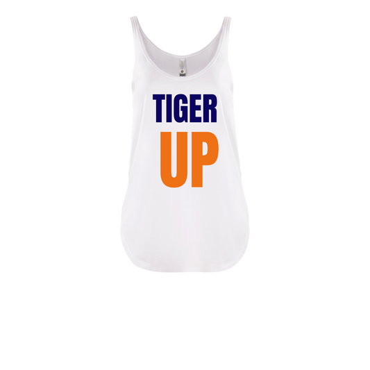 TIGER UP |TANK | ORANGE AND BLUE CHIC LOVE