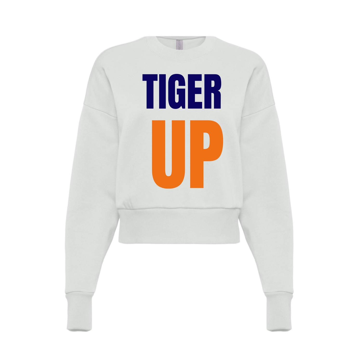TIGER UP | SWEATSHIRT |ORANGE AND BLUE CHIC LOVE