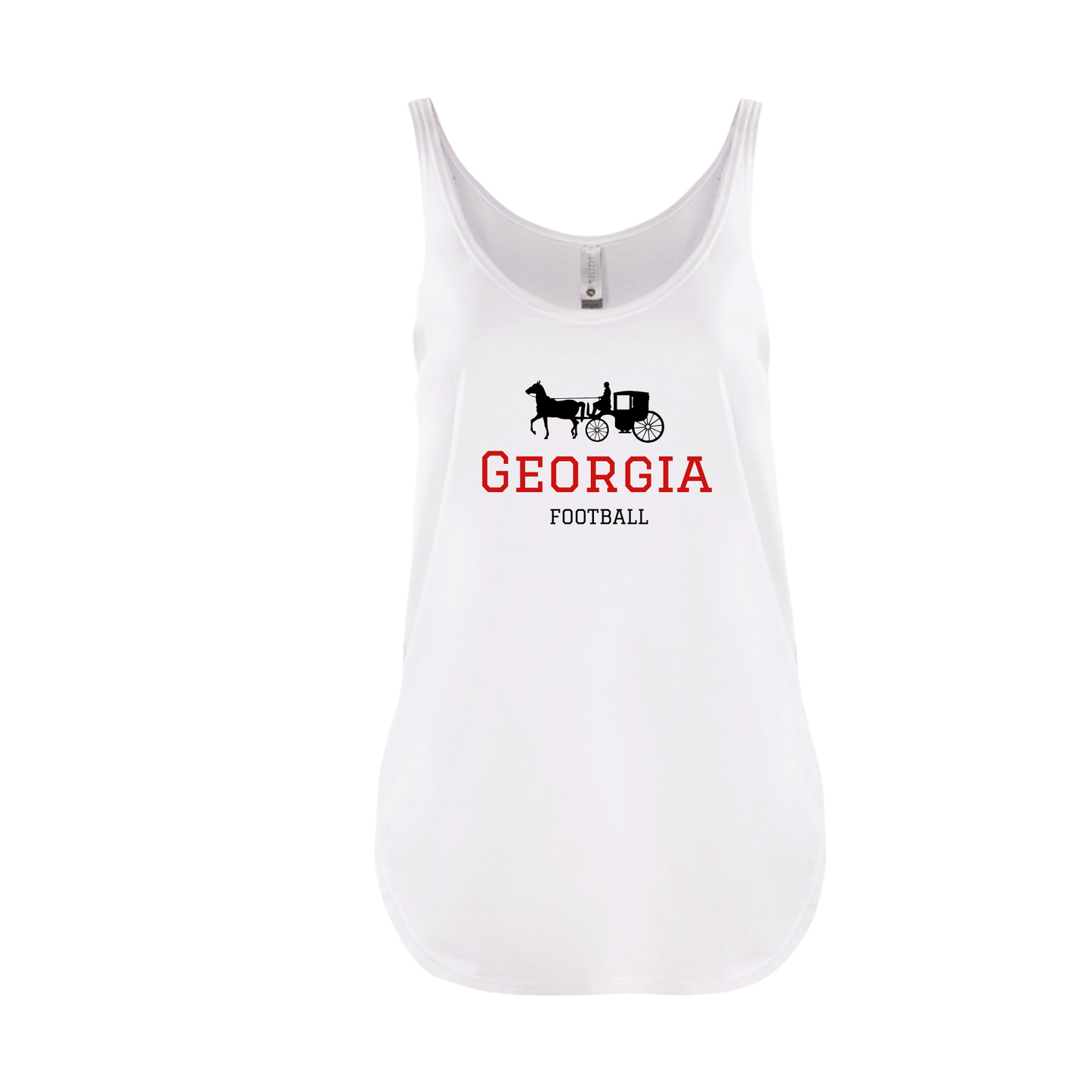 GEORGIA HERMES | TANK TOP | BLACK AND RED CHIC LOVE