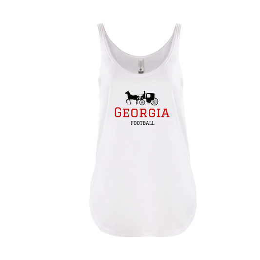 GEORGIA HERMES | TANK TOP | BLACK AND RED CHIC LOVE