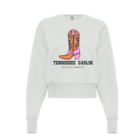 TENNESSEE DARLIN BOOT | SWEATSHIRT | ORANGE CHIC LOVE
