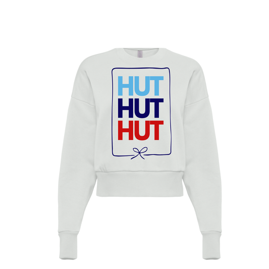 HUT HUT HUT | SWEATSHIRT | BLUE AND RED CHIC LOVER