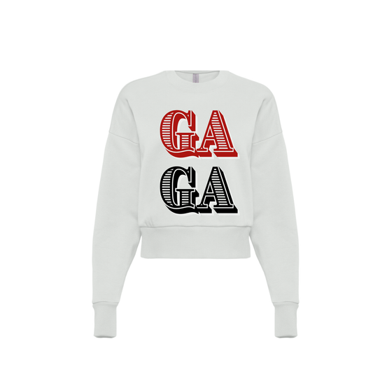 GA GA | SWEATSHIRT | BLACK AND RED CHIC LOVE