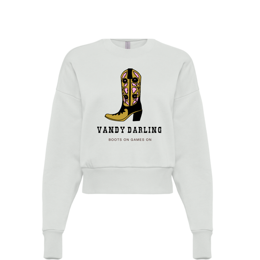 VANDY DARLIN | SWEATSHIRT | BLACK AND GOLD CHIC LOVE