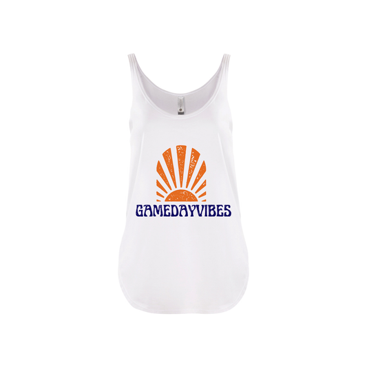 GAME DAY VIBES | TANKN TOP | ORANG AND BLUE CHIC LOVE