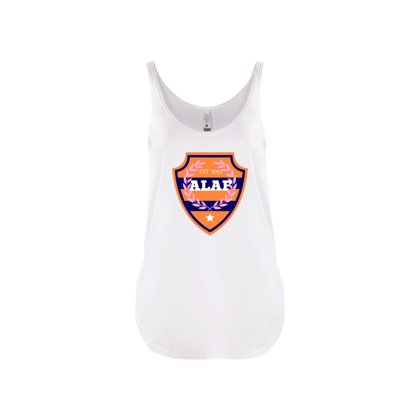 AL AS F | TANK | ORANGE AND BLUE CHIC LOVE