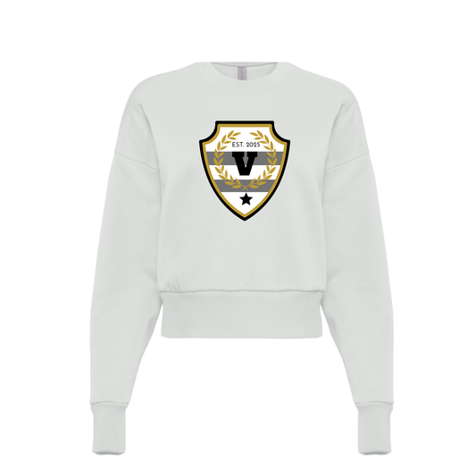 V SHIELD | SWEATSHIRT | BLACK AND GOLD CHIC LOVE