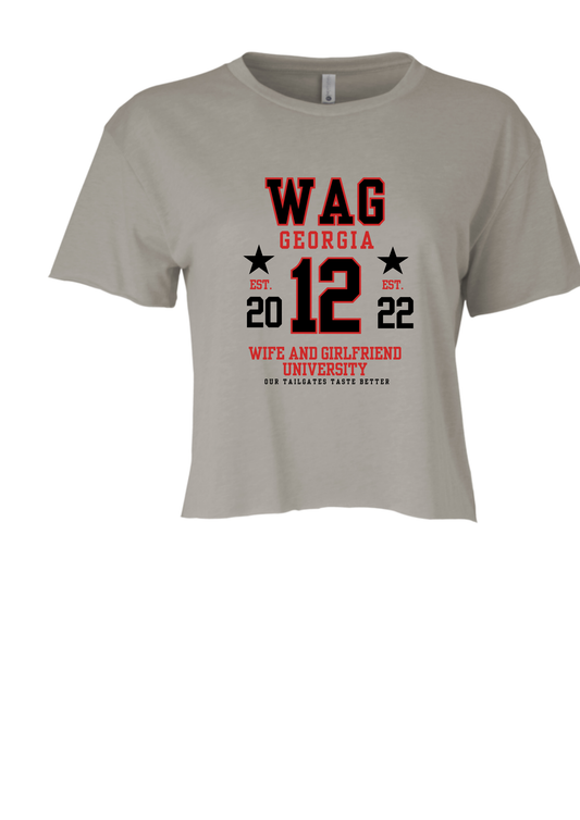 WIFE AND GIRLFRIEND | CROPPED T-SHIRT | BLACK AND RED CHIC LOVE
